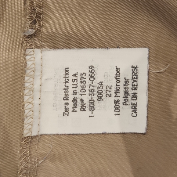 𝅺zero Restriction Golf Outerwear Gold Pullover Vest Jacket - Picture 6 of 7